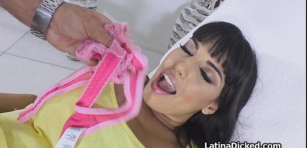  Assy Latina loves panties and cock